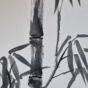 Mi proyecto del curso: Introducción a la pintura sumi-e. Traditional illustration, Fine Arts, Painting, Drawing & Ink Illustration project by daniela_andrade_enf - 08.27.2024