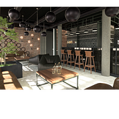 Mi proyecto del curso: Diseño de interiores para restaurantes, propuesta CAFE - BAR . Interior Architecture, Interior Design, Interior Decoration, Retail Design, and Spatial Design project by Carlos Caicedo - 08.31.2024