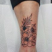 tatouage sur une personne. Tattoo Design project by MARIE - 08.26.2024
