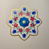 My project for course: Introduction to Islamic Art: Create Biomorphic Patterns. Painting, Pattern Design, Drawing, Watercolor Painting & Ink Illustration project by Sandra Finn - 08.26.2024