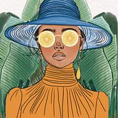 Meu projeto do curso: Retratos digitais com estilo no Procreate. Digital Illustration project by Katianne Almeida - 08.27.2024