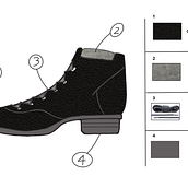 Mi proyecto del curso: Diseño de calzado desde cero. Un progetto di Design, Design di accessori, Design di scarpe, Fashion design e Illustrazione di moda di Santos De la cruz Vazquez - 27.08.2024