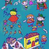 Mi proyecto-Kawaii: El flautista de Hamelín . Projekt z dziedziny Projektowanie postaci, Ilustracja c i frowa użytkownika Sonia Álvarez - 27.08.2024