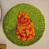 My neighbour's cat - Tiger. Un projet de Artisanat , et Punch needle de Jo Ullah - 03.08.2024