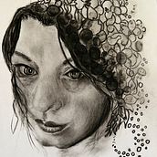My project for course: Artistic Charcoal Portraiture: Creating Atmosphere. Traditional illustration, Fine Arts, Drawing, Portrait Drawing, Realistic Drawing, and Artistic Drawing project by catewise - 08.28.2024