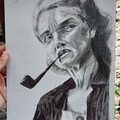 Mi proyecto del curso: Retrato realista con lápiz de grafito. Traditional illustration, Fine Arts, Sketching, Pencil Drawing, Drawing, Portrait Drawing, Realistic Drawing, Artistic Drawing, and Figure Drawing project by Oscar Aguilar - 08.27.2024