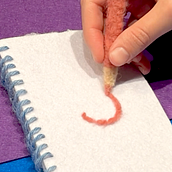 My project for course: Chilli the Bug. Photograph, Animation, Arts, Crafts, Video, Stop Motion, Fiber Arts, and Needle Felting project by borubik - 08.28.2024