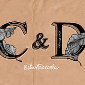 Lettering . Un progetto di Illustrazione tradizionale e Lettering digitale di Carla Oliveira - 29.08.2024