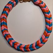 My project for course: Creation of Textile Jewelry. Arts, Crafts, Jewelr, Design, Fiber Arts, and Textile Design project by Sónia Fernandes - 08.29.2024