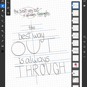 Mi proyecto del curso: Lettering expresivo de citas inspiradoras con Adobe Fresco Ein Projekt aus dem Bereich Grafikdesign, T, pografie, Kalligrafie, Lettering, Digitales Lettering, T und pografisches Design von nat_consonni - 30.08.2024