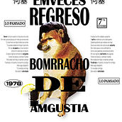 Mi proyecto del curso: Diseño de camisetas tipográficas (Emveces Regreso Bomrracho de Amgustia). Projekt z dziedziny T, pografia, Projektowanie t i pografii użytkownika Oscar Escamilla - 27.08.2024