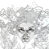 Mój projekt z kursu: Portrety tuszem z użyciem linii i kropek. Pencil Drawing, Drawing, Realistic Drawing, Figure Drawing & Ink Illustration project by Agnieszka Górka - 09.01.2024