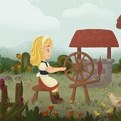 My project for course: Professional Children's Book Illustration with Procreate. Un proyecto de Diseño de personajes, Ilustración digital e Ilustración infantil de oksi - 01.09.2024