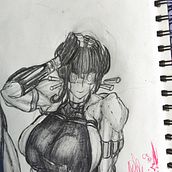 Dibujo de OC aleatorio.. Traditional illustration, Character Design, Comic, and Manga project by marcobogran3 - 08.31.2024