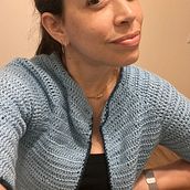 My project for course: Top-Down: One-Piece Crocheted Garments. Crochet, Fashion Design, DIY, Fiber Arts, and Textile Design project by Sivan Gal - 09.02.2024