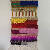 Il mio progetto del corso: Arazzi decorativi: tecniche avanzate di tessitura manuale. Embroider, Fiber Arts, Textile Design, and Weaving project by giulia.rigolon - 09.02.2024