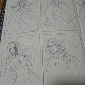 Mi proyecto del curso: Sketchbook fantástico: dibuja personajes desde la imaginación Ein Projekt aus dem Bereich Kreativität, Zeichnung, Traditionelle Illustration und Sketchbook von bruno_quinchagual - 02.09.2024