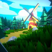 My project for course: Low Poly Set Modeling for Video Games Ein Projekt aus dem Bereich 3D, 3-D-Modellierung und Videospiele von hallel - 01.09.2024