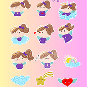 Mi proyecto del curso: Ilustración kawaii: crea personajes encantadores. Manga, Character Design, and Traditional illustration project by Mireya Monge - 09.02.2024