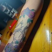 Mon projet du cours : Tatouage pour débutants. Tattoo Design project by Melissa Chartrand - 08.31.2024