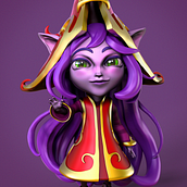 Lulu 3D Zbrush. 3D project by Agustin López - 08.19.2024