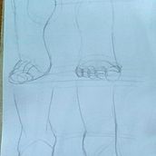 Mi proyecto del curso: Dibujo anatómico para principiantes. Een project van  Beeldende kunst,  Tekening, Tekening met potlood, Realistische tekening, Anatomisch tekenen y  Schetsen van plasoli - 04.09.2024