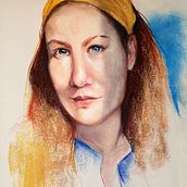Mijn project van de cursus: Expressief portrettekenen met zachte pastels. Artistic Drawing, Drawing, Fine Arts, Traditional illustration, and Portrait Drawing project by Anneke Strootman - 09.04.2024