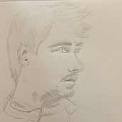 Il mio progetto del corso: Ritratto su blocco da disegno: esplora il volto umano. Artistic Drawing, Drawing, Portrait Drawing, Sketchbook, and Sketching project by martinadep - 09.04.2024