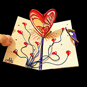 My project for course: Pop-Up Book Creation. Arts, Crafts, Editorial Design, Bookbinding, Creating with Kids, and Paper Craft project by Ath ath_art_creazioni - 09.04.2024