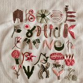 Mi proyecto del curso: Introducción al bordado en relieve. Projekt z dziedziny  Haft, Wzornictwo tekst i liów użytkownika Marisol Ormanns - 05.09.2024