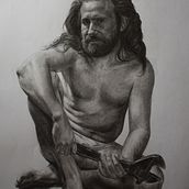 My project for course: Realistic Human Figure Drawing. Fine Arts, Sketching, Drawing, Pencil Drawing, Figure Drawing, Realistic Drawing, and Traditional illustration project by Ganna Brezhnieva - 09.04.2024