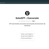 Modelo de GPT aplicado a la evaluación de Interfaces según diferentes parámetros de UX. AI Content Creation, AI Design, AI programming, Artificial Intelligence, Business, ChatGPT, Creative Consulting, Design Management, Management, Productivit, and UX / UI project by Cesar Trujillo - 08.31.2024