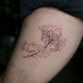 Mi proyecto del curso: Tatuaje fine line: la sutileza de la línea. Un progetto di Disegno, Illustrazione tradizionale e Design di tatuaggi di David Alejandro Dosal Aguilar - 30.08.2024