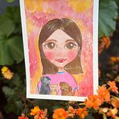 Meu projeto do curso: Desenho fanart com aquarela e lápis de cor Ein Projekt aus dem Bereich Kinderillustration, Zeichnen mit Buntstiften, Traditionelle Illustration, Malerei, Porträtzeichnung und Aquarellmalerei von Loise Rissini Kramer - 30.08.2024