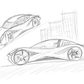Mi proyecto del curso: Diseño de automóviles: el boceto. Design, Industrial Design, Product Design, and Sketching project by Andres Echavarria - 09.05.2024