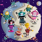Ilustración editorial, luz sombra y creo que correctas soluciones gráficas.. Un proyecto de Ilustración tradicional y Diseño de Cesar Peña Ortigosa - 06.09.2024