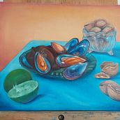 Meu projeto do curso: Pintura a óleo a partir do zero. Un progetto di Belle arti, Pittura e Pittura ad olio di Natália Fontes Rodrigues - 06.09.2024