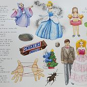 Mi proyecto del curso: Bitácora de viaje ilustrada con técnicas mixtas. Projekt z dziedziny  R, sunek, Malowanie akwarelą, Trad, c i jna ilustracja użytkownika Vera Bettencourt - 07.09.2024