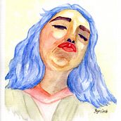 My project for course: Contemporary Portraiture in Watercolor. Fine Arts, Painting, Portrait Drawing, and Watercolor Painting project by virginiarc - 09.07.2024