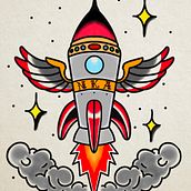 Mon projet du cours : Création de tatouages old school sur Procreate . % sitlomnik tarafından hazırlanan Dijital İllüstras, on, Çizim, Ve Dövme Tasarımı projesi - 09.04.2024