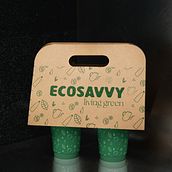 ECOSAVVY. Un projet de Br, ing et identité, Design graphique , et Création de logos de teresadiazescalona - 20.08.2024