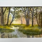 My project for course: Painting Realistic Watercolor Landscapes. Un proyecto de Ilustración naturalista				, Pintura, Bocetado, Pintura a la acuarela y Bellas Artes de lhhyam - 07.09.2024