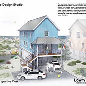 Kill Devil Hills, North Carolina, USA - Coastal Residence, Storm Surge Tide Area. Architecture project by Bryan Leather - 09.08.2024