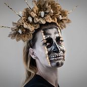 Mein Abschlussprojekt für den Kurs: 2D fantasy-make-up. Makeup project by Michelle Glöckner - 09.08.2024