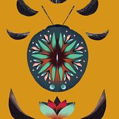 Meu projeto do curso: Ilustração flat com Photoshop. Een project van Digitale illustratie,  Digitaal schilderij y Traditionele illustratie van Carolina Galdino - 08.09.2024