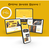 Dress store Ui Landing page. Un projet de UX / UI de Kokularajh Sivarasa - 02.02.2024