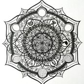 Mijn project van de cursus: De kunst van het tekenen van mandala's: maak geometrische patronen . Desen & Ilustrație cu cerneală de Ilona van Erck - 09.09.2024