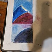 My project for course: Landscapes with Oil Pastels and Crayons: Playing with Light. Artistic Drawing, Drawing, Fine Arts, Traditional illustration, and Pencil Drawing project by Connor Jacobs - 09.09.2024