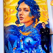 Mi proyecto del curso: Introducción a la pintura mural decorativa. Acr, lic Painting, Decorative Painting, Digital Illustration, Painting, and Street Art project by dang2793 - 09.09.2024