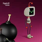 Mi proyecto del curso: Introducción al diseño y modelado 3D con Blender.. Character Design, Product Design, Motion Graphics, and 3D Modeling project by Emily Núñez - 09.08.2024